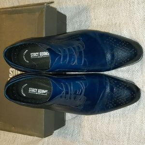 Stacy Adams Men's Shoes Somerton Ink Blue Size 12 M